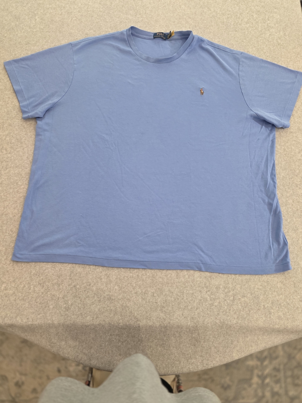 Polo by Ralph Lauren Men's Classic Crew Neck T-Shirt - Light Blue